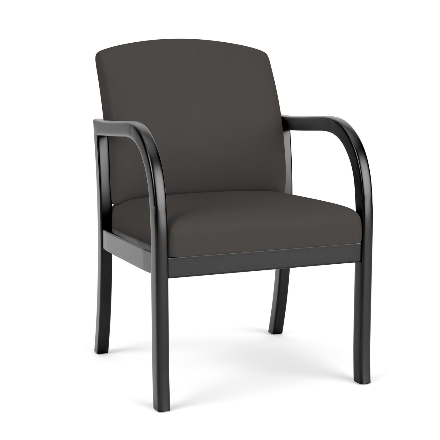 Weston Waiting Reception Guest Chair Wood Frame