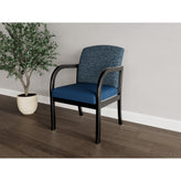 Weston Waiting Reception Guest Chair Wood Frame