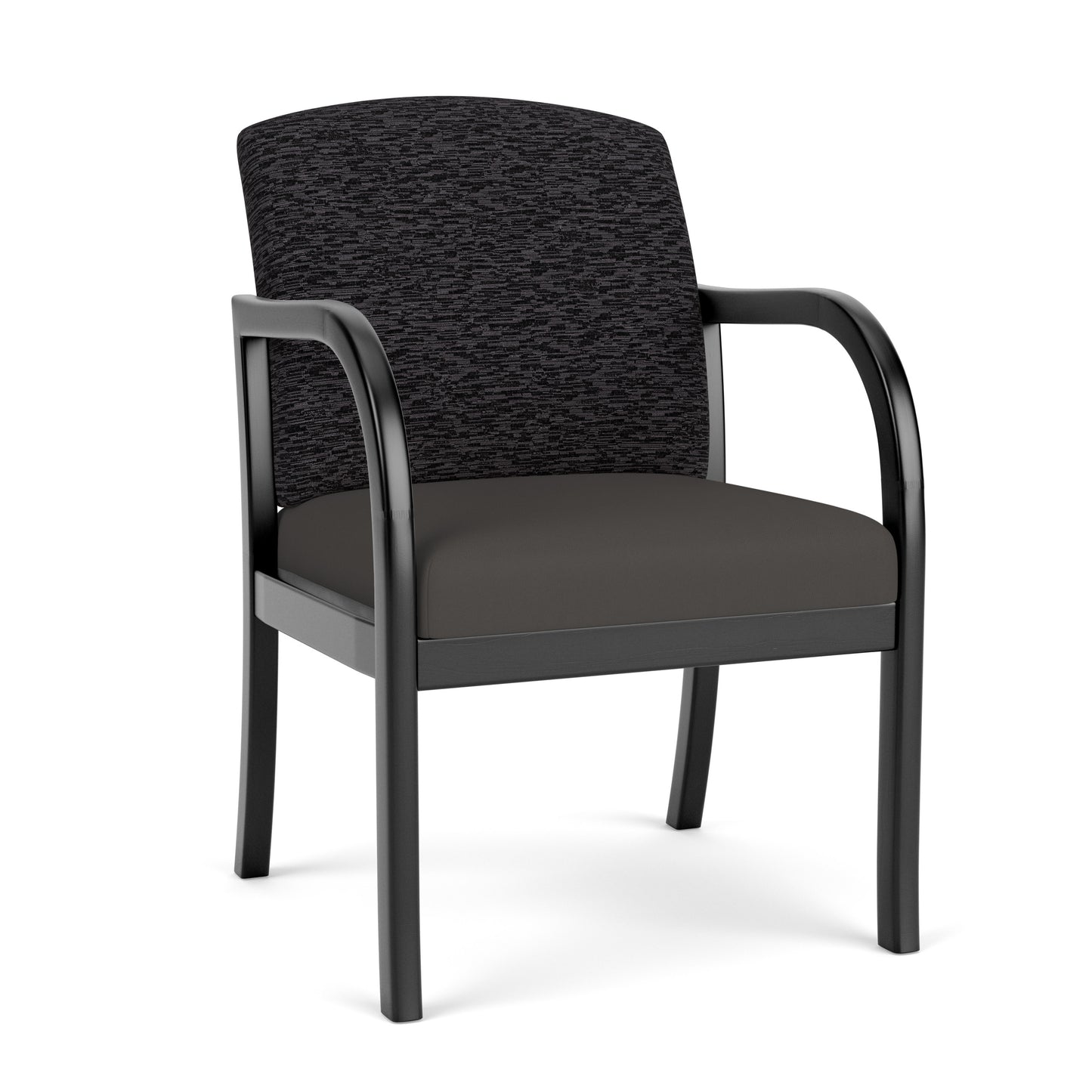 Weston Waiting Reception Guest Chair Wood Frame