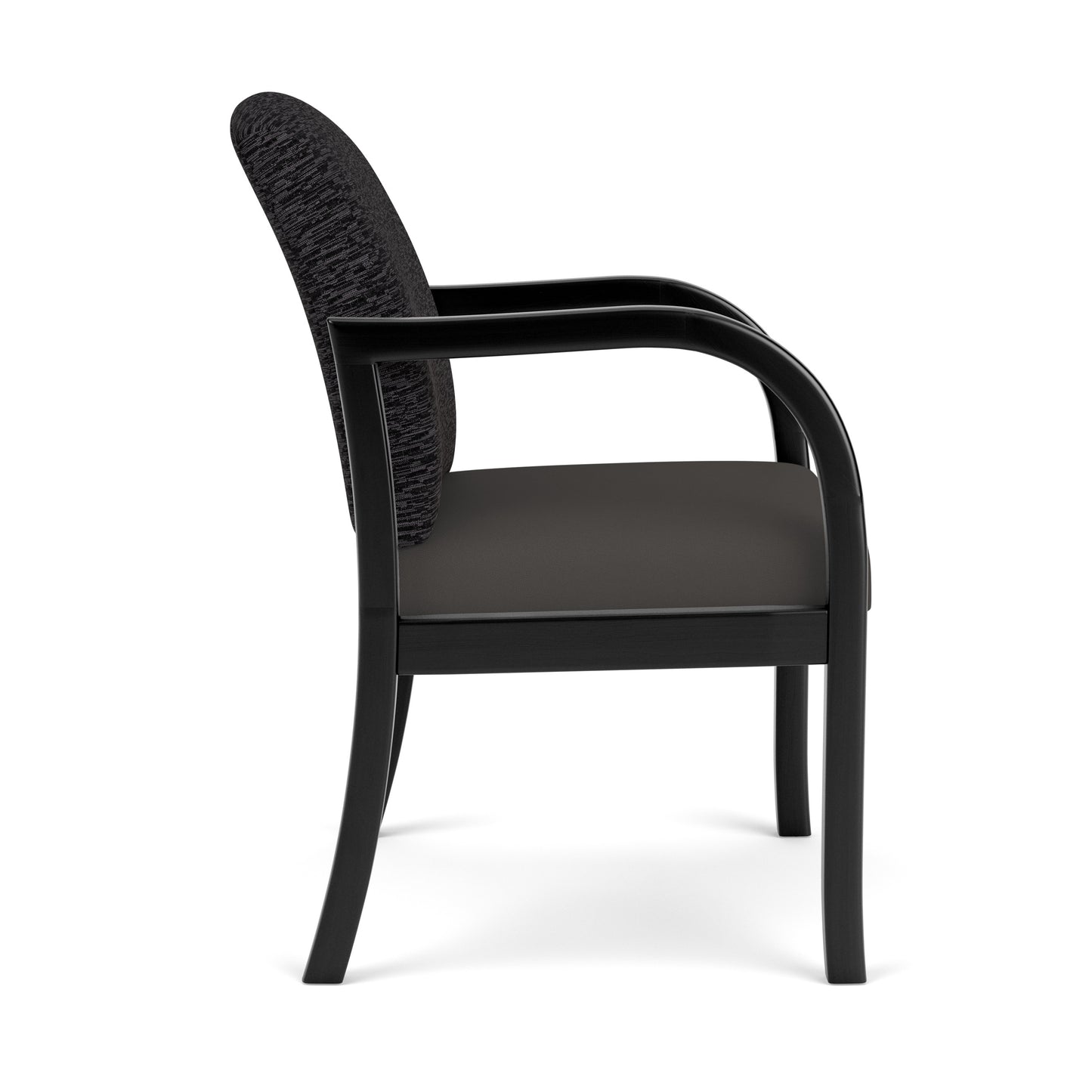Weston Waiting Reception Guest Chair Wood Frame
