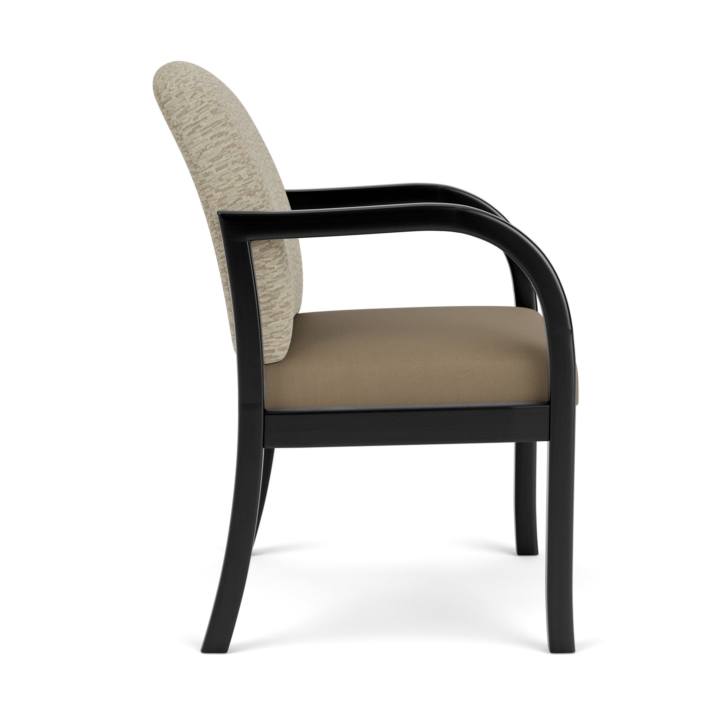 Weston Waiting Reception Guest Chair Wood Frame