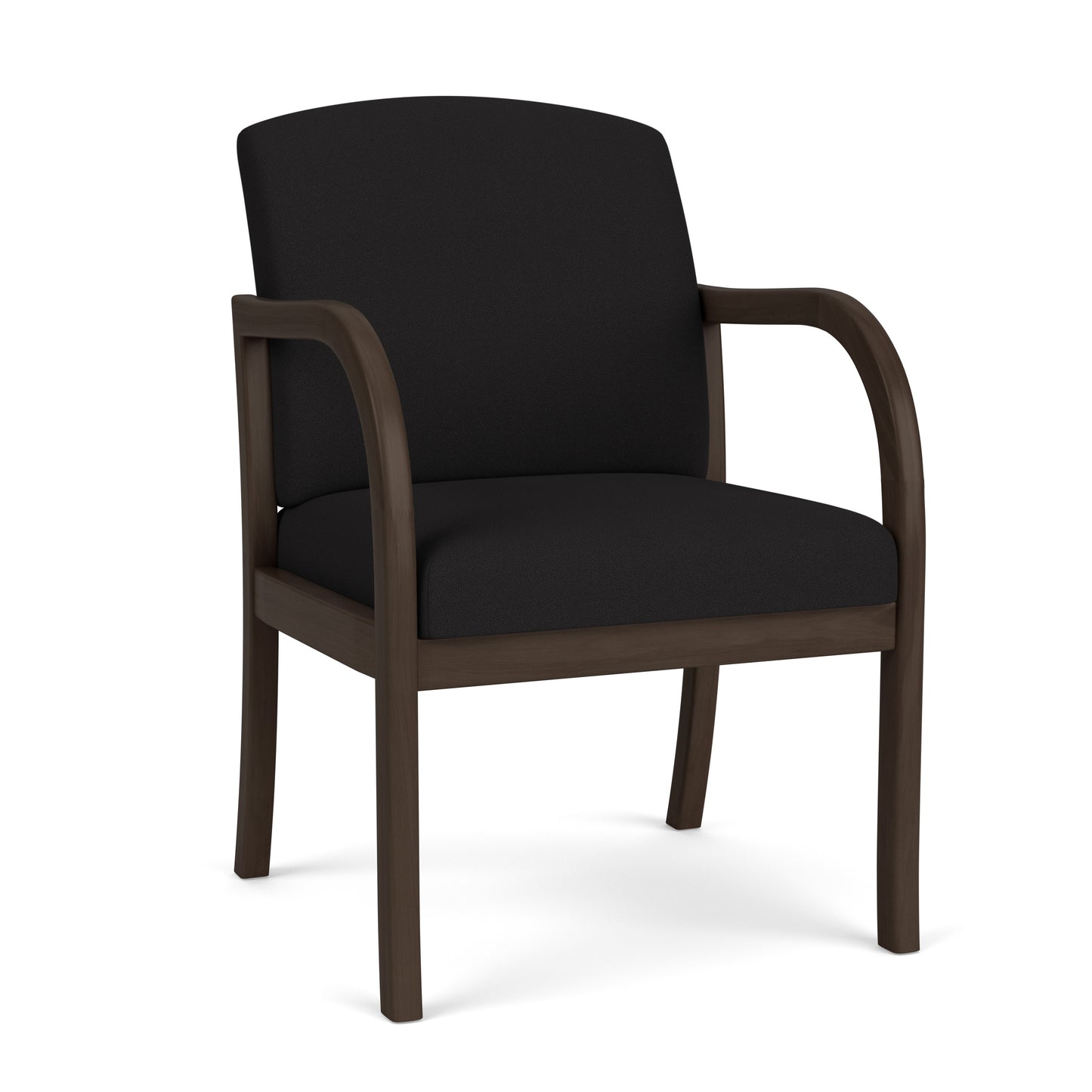 Weston Waiting Reception Guest Chair Wood Frame
