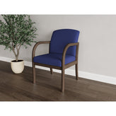 Weston Waiting Reception Guest Chair Wood Frame