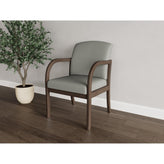 Weston Waiting Reception Guest Chair Wood Frame