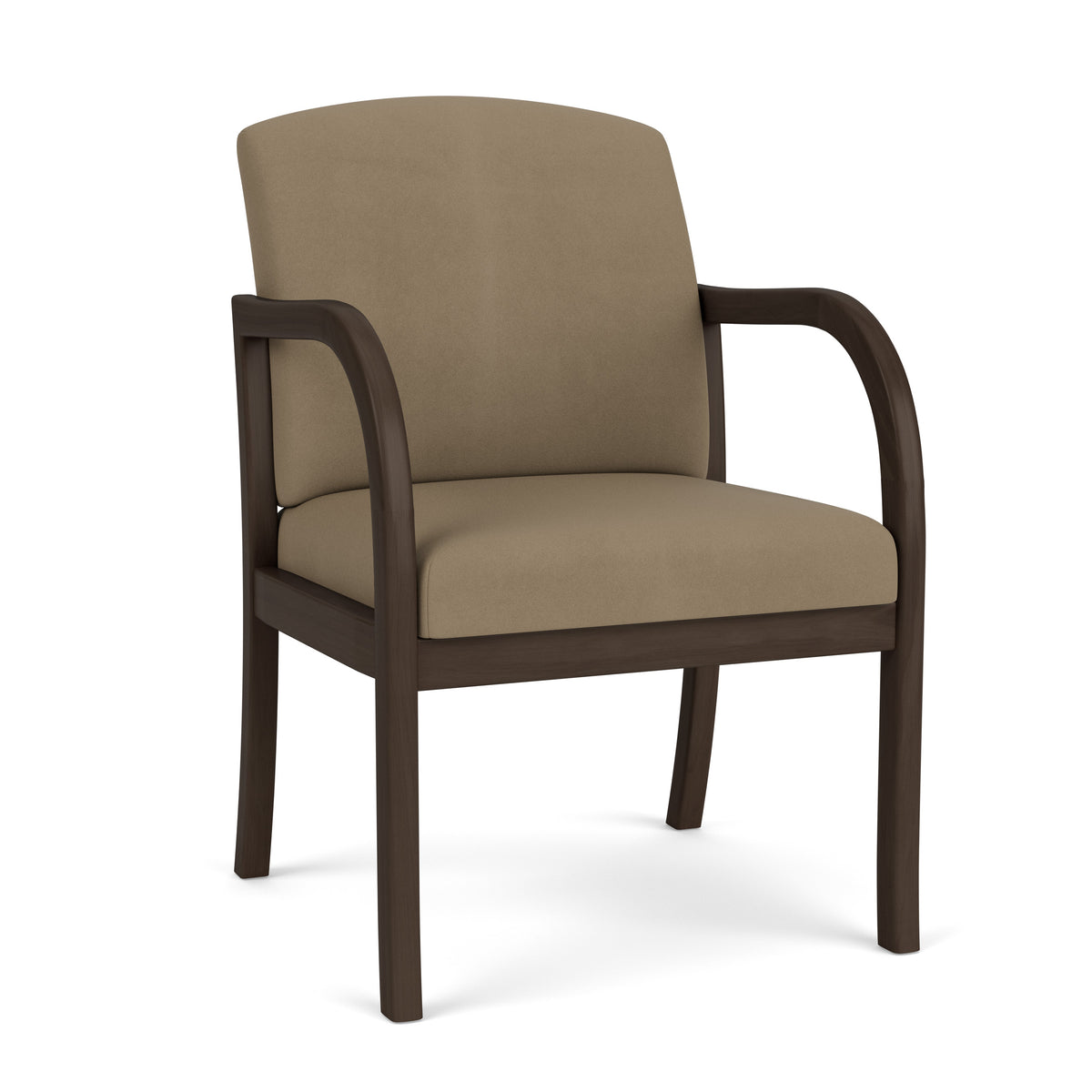 Weston Waiting Reception Guest Chair Wood Frame