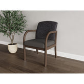Weston Waiting Reception Guest Chair Wood Frame