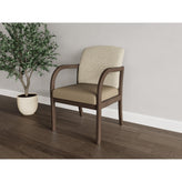 Weston Waiting Reception Guest Chair Wood Frame