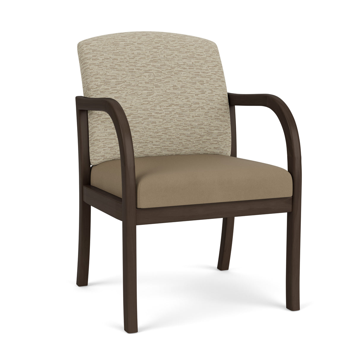 Weston Waiting Reception Guest Chair Wood Frame