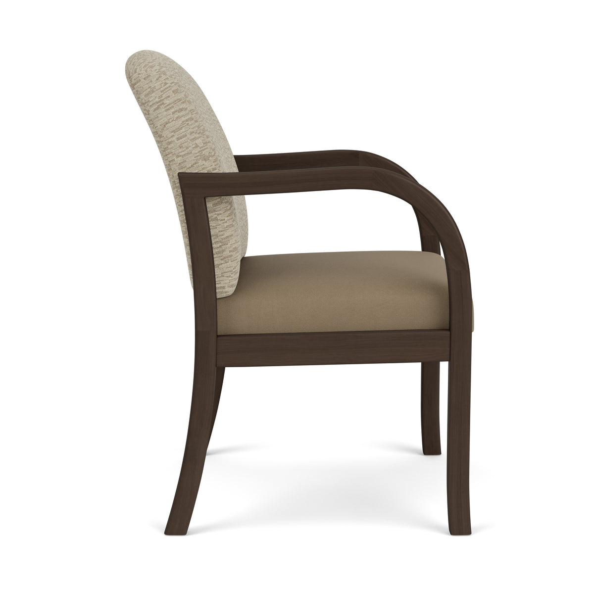 Weston Waiting Reception Guest Chair Wood Frame