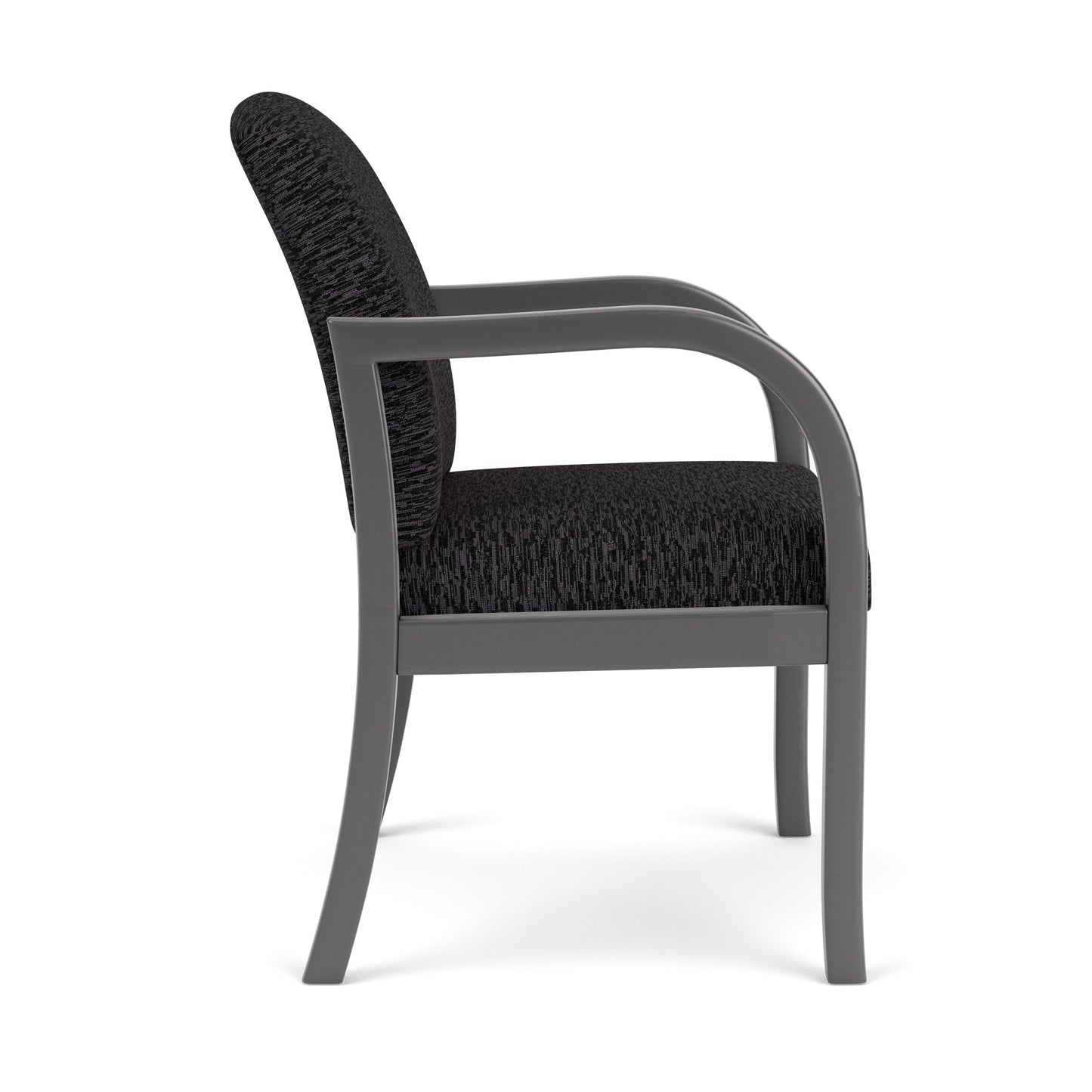 Weston Waiting Reception Guest Chair Wood Frame