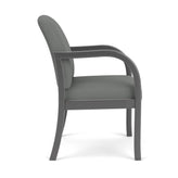 Weston Waiting Reception Guest Chair Wood Frame