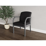 Weston Waiting Reception Guest Chair Wood Frame