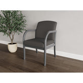Weston Waiting Reception Guest Chair Wood Frame