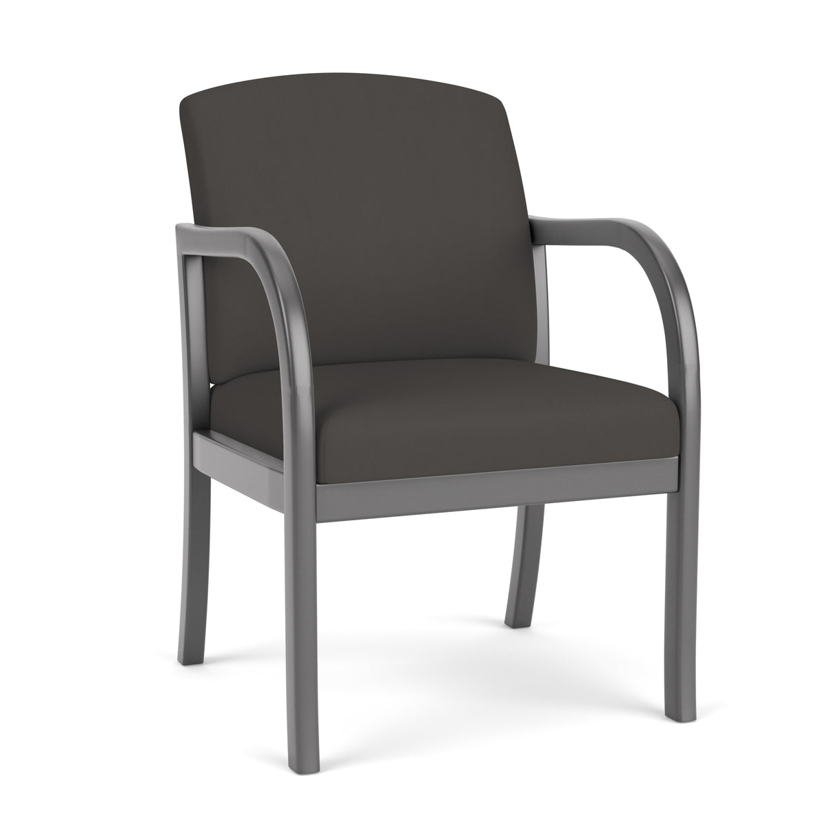 Weston Waiting Reception Guest Chair Wood Frame