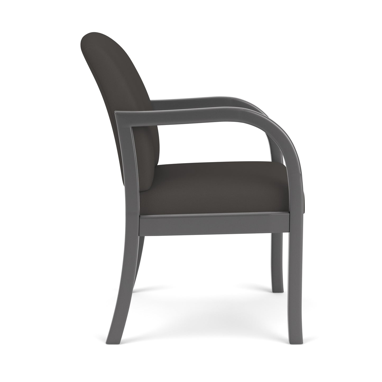 Weston Waiting Reception Guest Chair Wood Frame