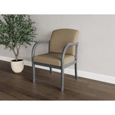 Weston Waiting Reception Guest Chair Wood Frame