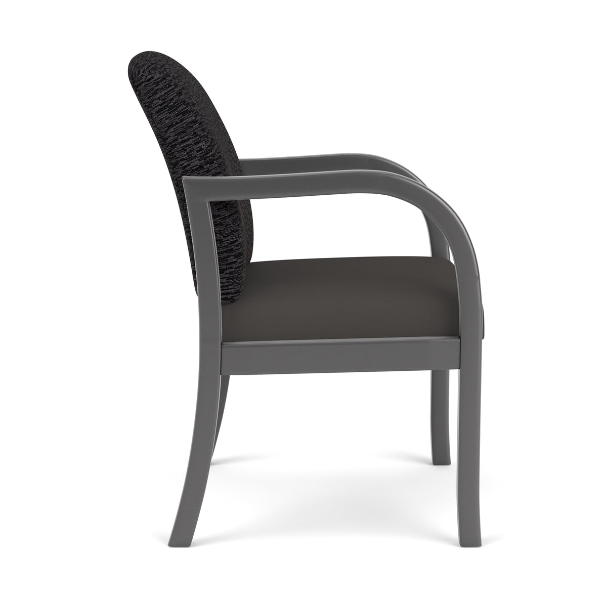 Weston Waiting Reception Guest Chair Wood Frame