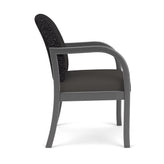 Weston Waiting Reception Guest Chair Wood Frame