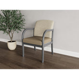 Weston Waiting Reception Guest Chair Wood Frame