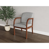 Weston Waiting Reception Guest Chair Wood Frame