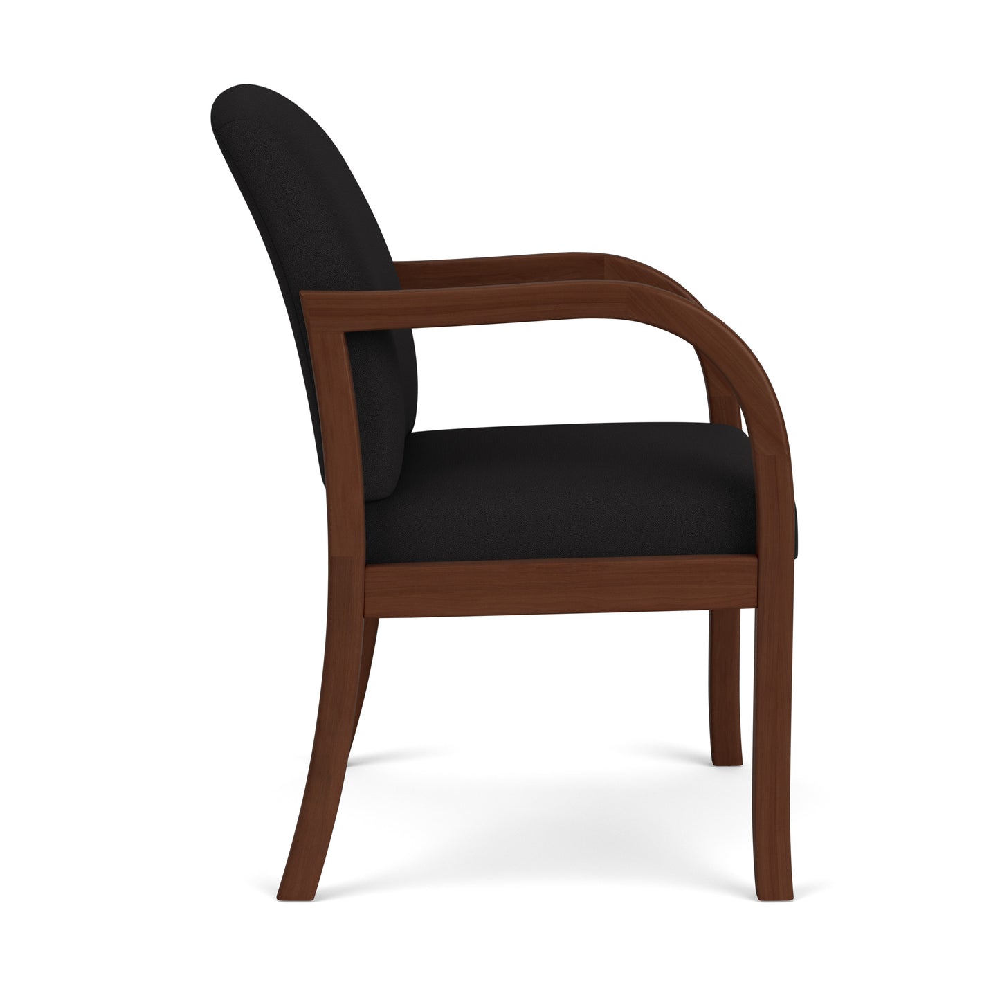 Weston Waiting Reception Guest Chair Wood Frame
