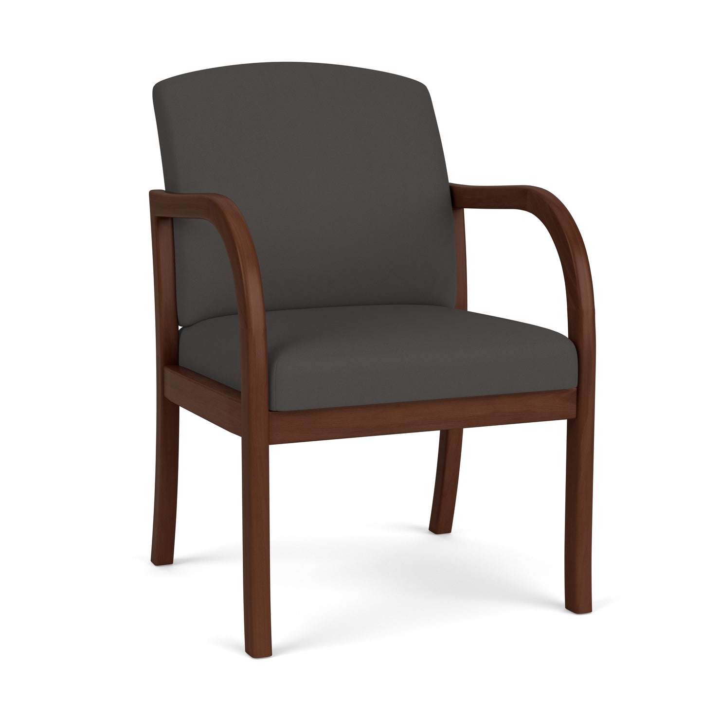 Weston Waiting Reception Guest Chair Wood Frame
