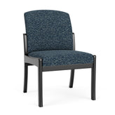 Weston Waiting Reception Armless Guest Chair Wood Frame