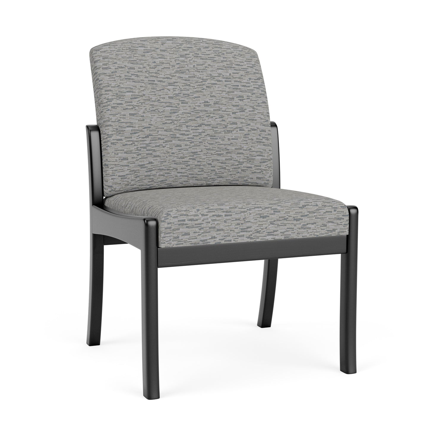 Weston Waiting Reception Armless Guest Chair Wood Frame