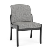 Weston Waiting Reception Armless Guest Chair Wood Frame