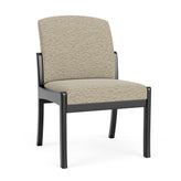 Weston Waiting Reception Armless Guest Chair Wood Frame