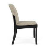 Weston Waiting Reception Armless Guest Chair Wood Frame