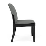 Weston Waiting Reception Armless Guest Chair Wood Frame