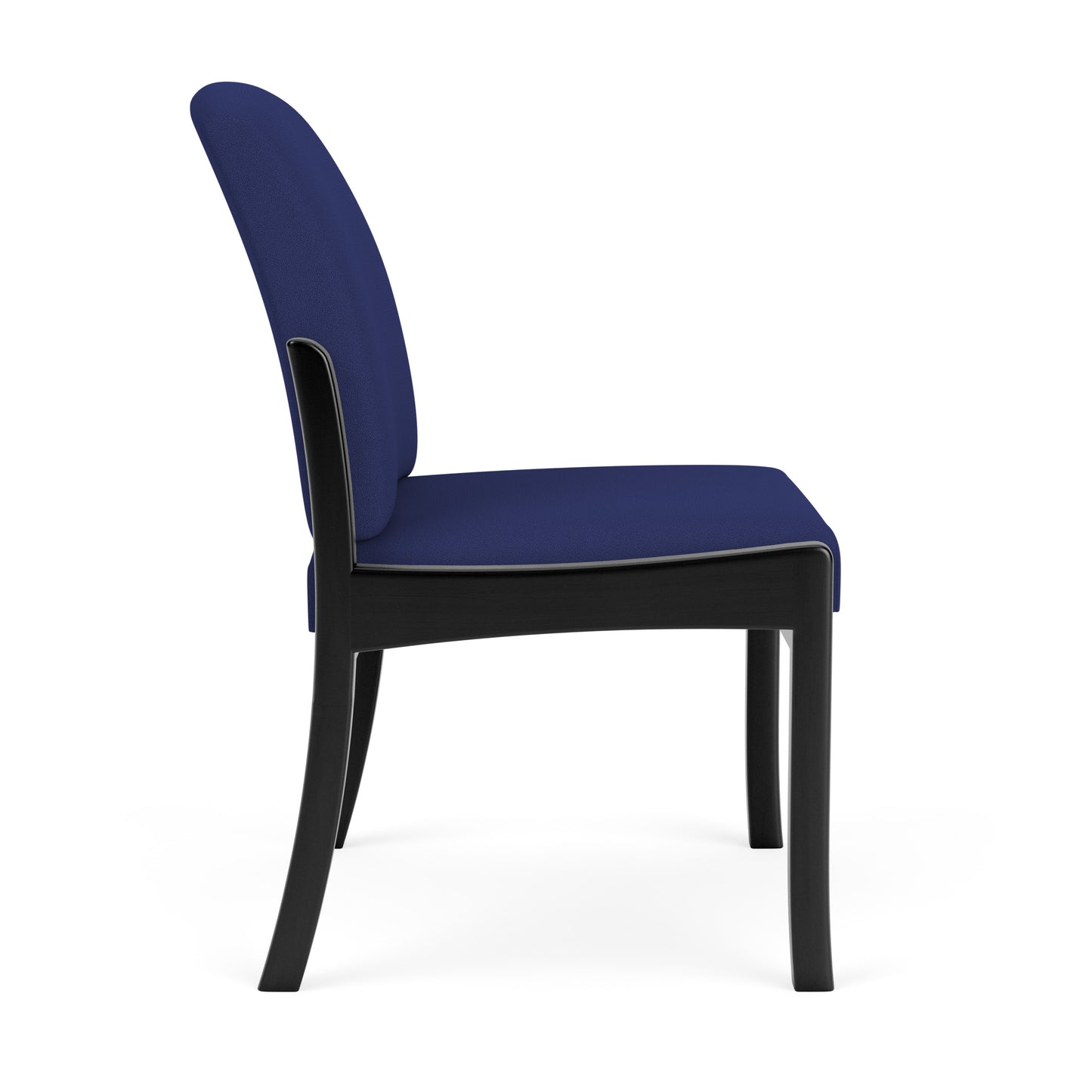 Weston Waiting Reception Armless Guest Chair Wood Frame