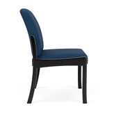 Weston Waiting Reception Armless Guest Chair Wood Frame