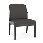 Weston Waiting Reception Armless Guest Chair Wood Frame