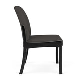 Weston Waiting Reception Armless Guest Chair Wood Frame
