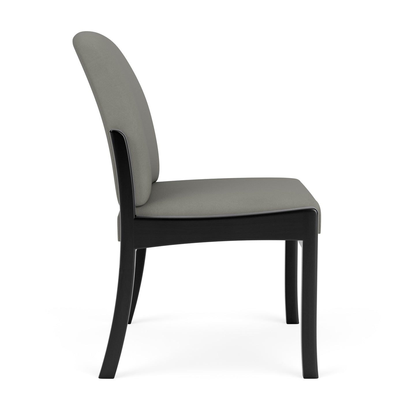 Weston Waiting Reception Armless Guest Chair Wood Frame