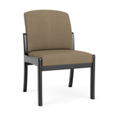 Weston Waiting Reception Armless Guest Chair Wood Frame