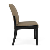 Weston Waiting Reception Armless Guest Chair Wood Frame