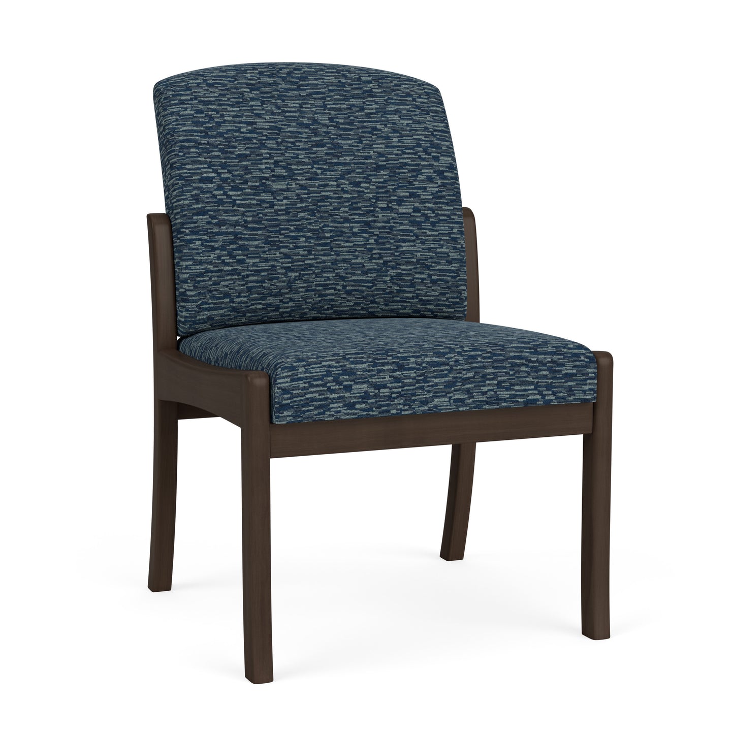 Weston Waiting Reception Armless Guest Chair Wood Frame