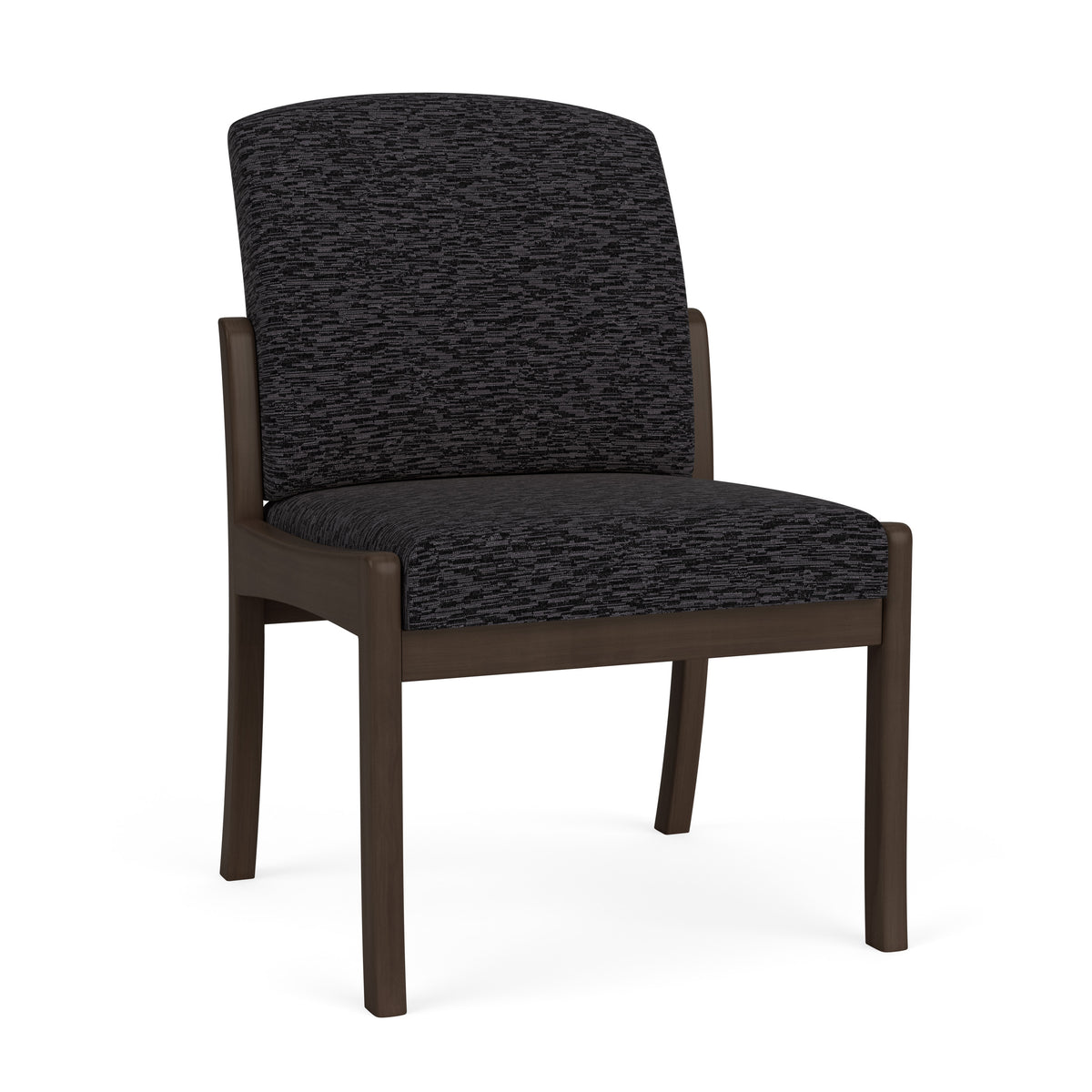 Weston Waiting Reception Armless Guest Chair Wood Frame