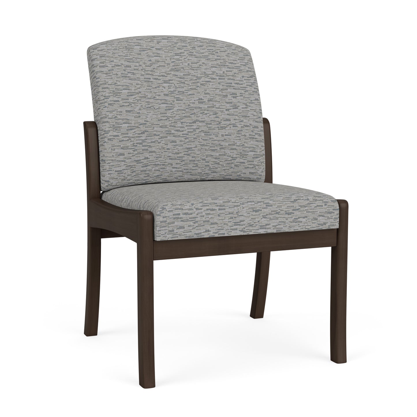 Weston Waiting Reception Armless Guest Chair Wood Frame
