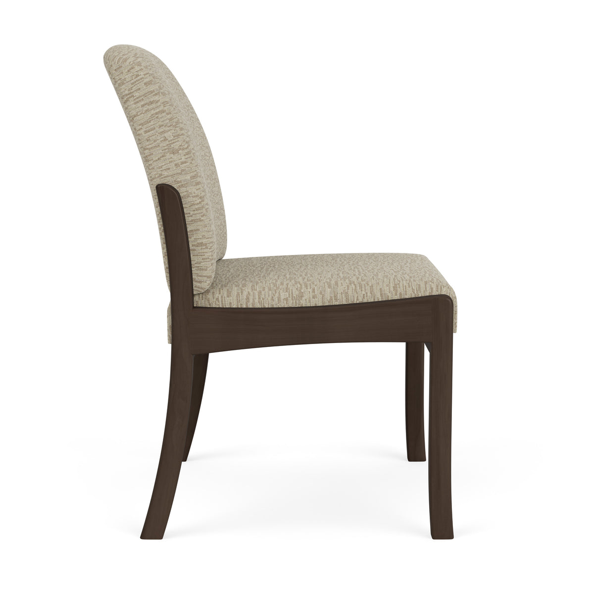 Weston Waiting Reception Armless Guest Chair Wood Frame