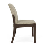 Weston Waiting Reception Armless Guest Chair Wood Frame