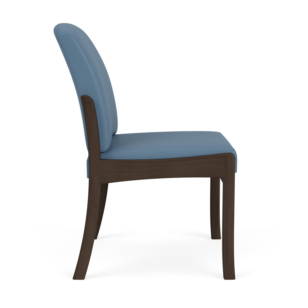 Weston Waiting Reception Armless Guest Chair Wood Frame