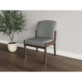 Weston Waiting Reception Armless Guest Chair Wood Frame