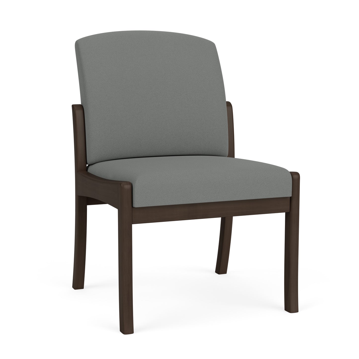 Weston Waiting Reception Armless Guest Chair Wood Frame