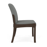 Weston Waiting Reception Armless Guest Chair Wood Frame