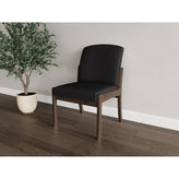 Weston Waiting Reception Armless Guest Chair Wood Frame