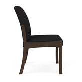 Weston Waiting Reception Armless Guest Chair Wood Frame
